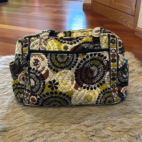 Vera Bradley cotton quilted stroll along circle pattern‎ diaper bag - Picture 1 of 10